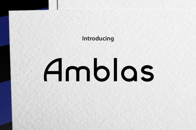 Amblas Font