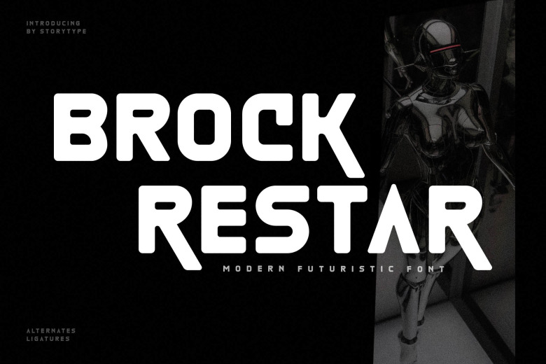 Brock Restar Font