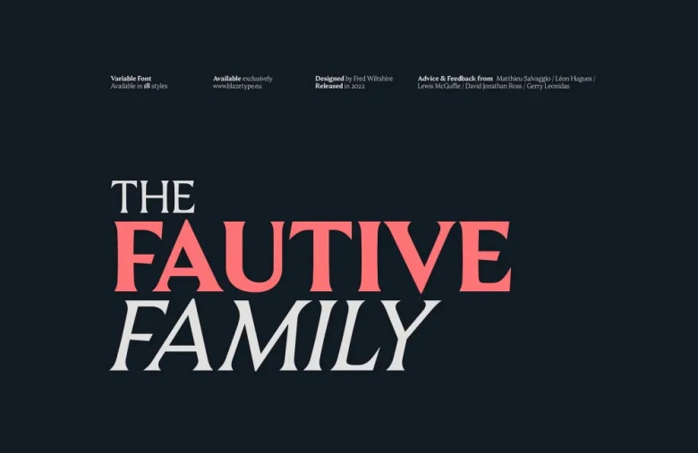 Fautive-Font 1