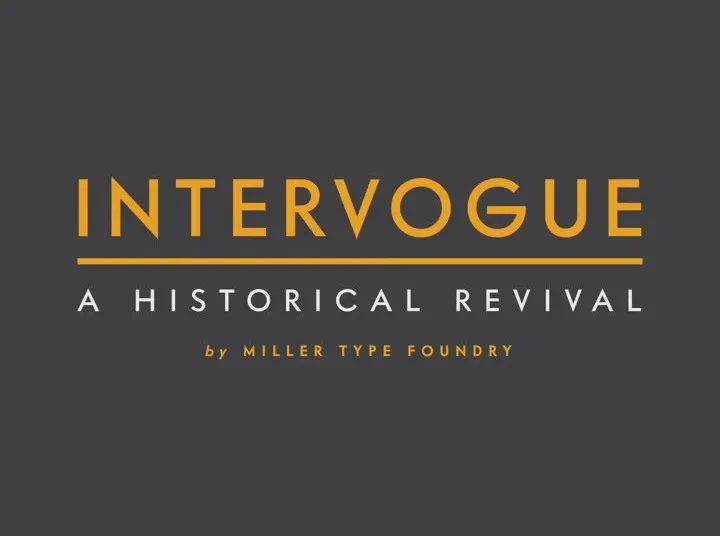 Intervogue Font 1