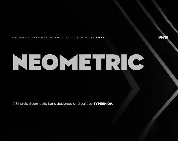 Neometric Font 1