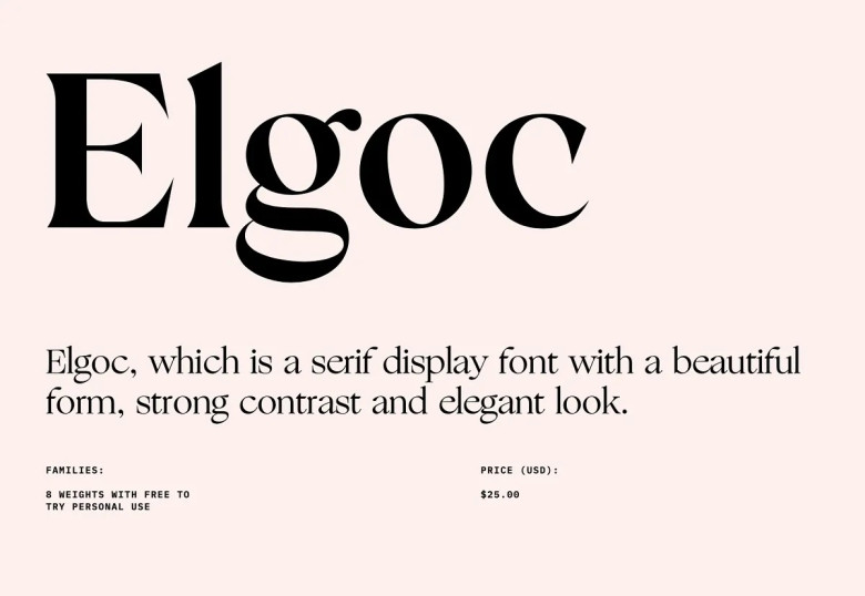 Elgoc Font
