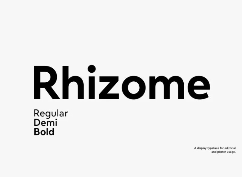 Rhizome Font 1