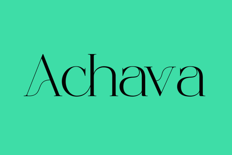 Achava Font