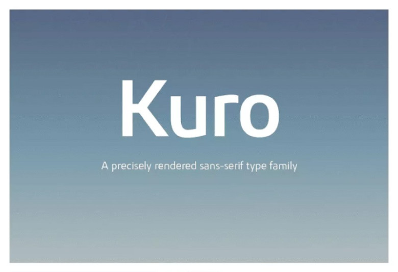 Kuro Font 1