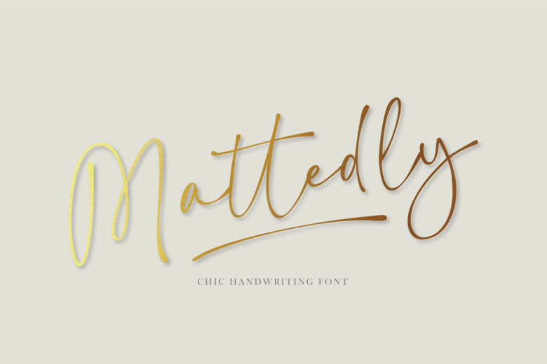 Mattedly Font