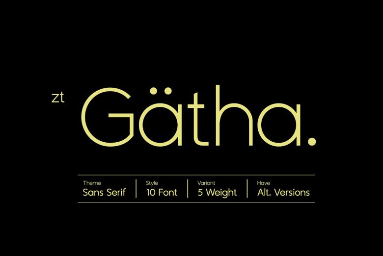 ZT Gatha Font