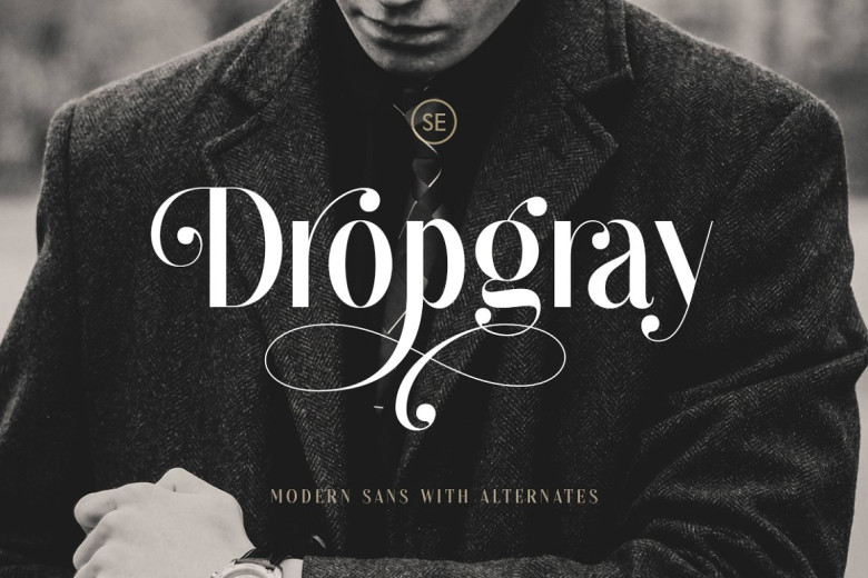 Dropgray Font