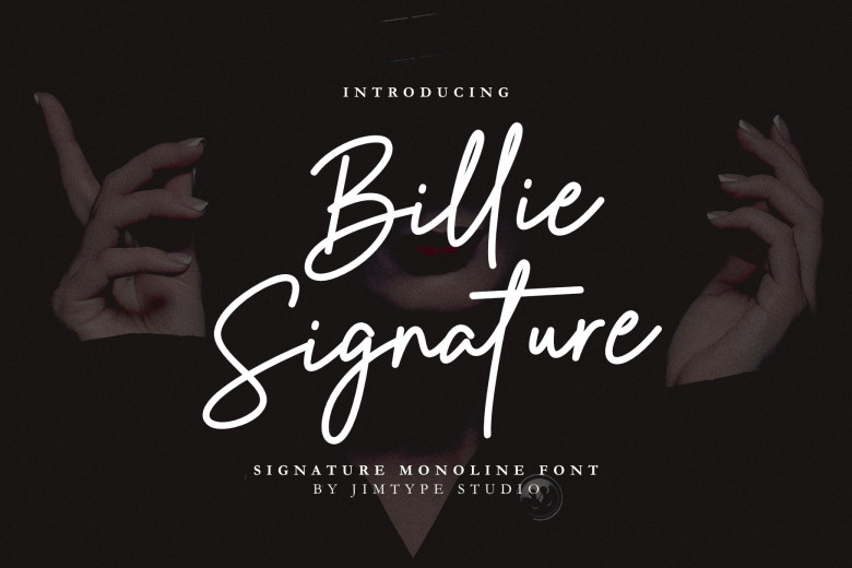 Billie Signature Font