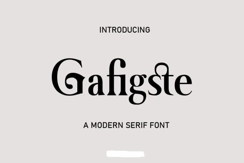 Gafigste Font