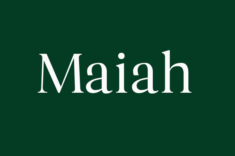 Maiah Font