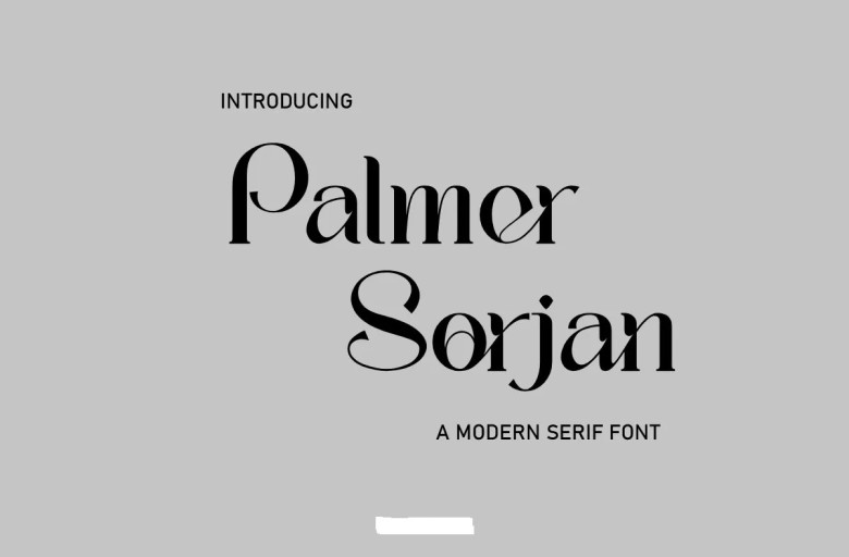 Palmer Sorjan Font