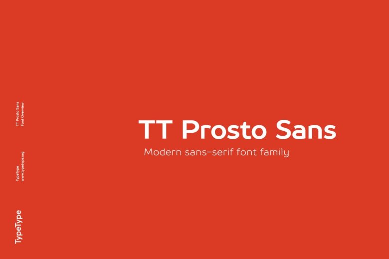 TT Prosto Sans Font