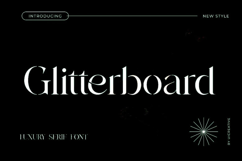 Gliterboard Font