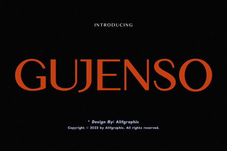 Gujenso Font