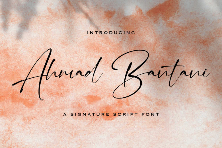 Ahmad Bantani Font