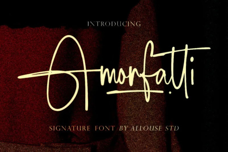 Amorfatti Font 1
