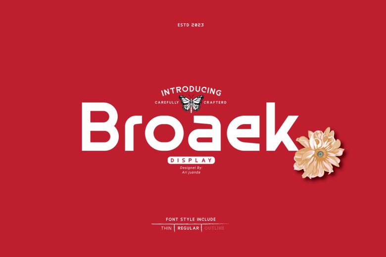 Broaek Font