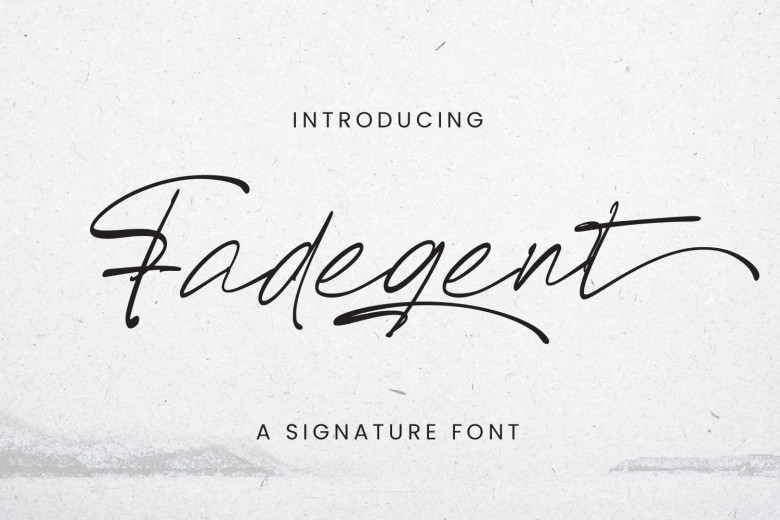 Fadegent Font