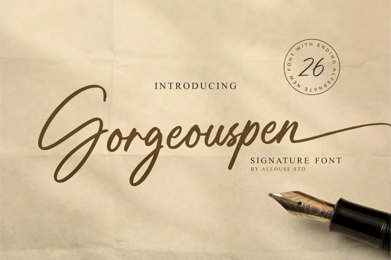 Gorgeuspen Font