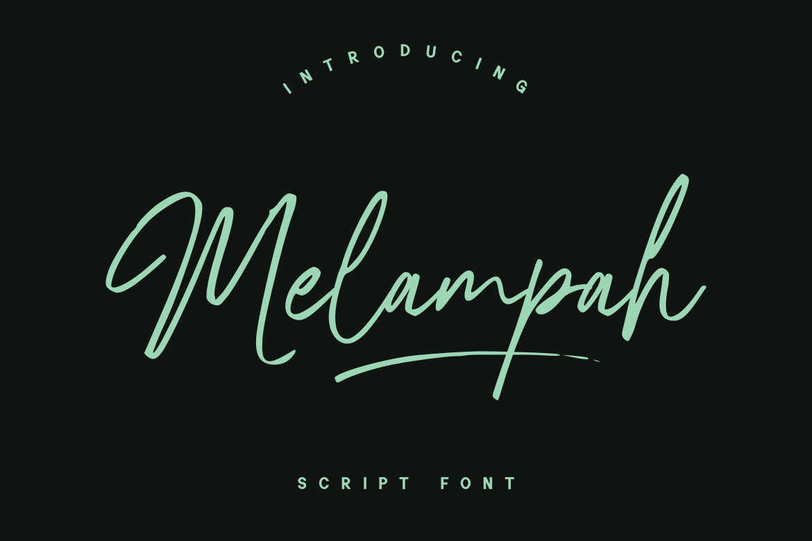 Melampah Font
