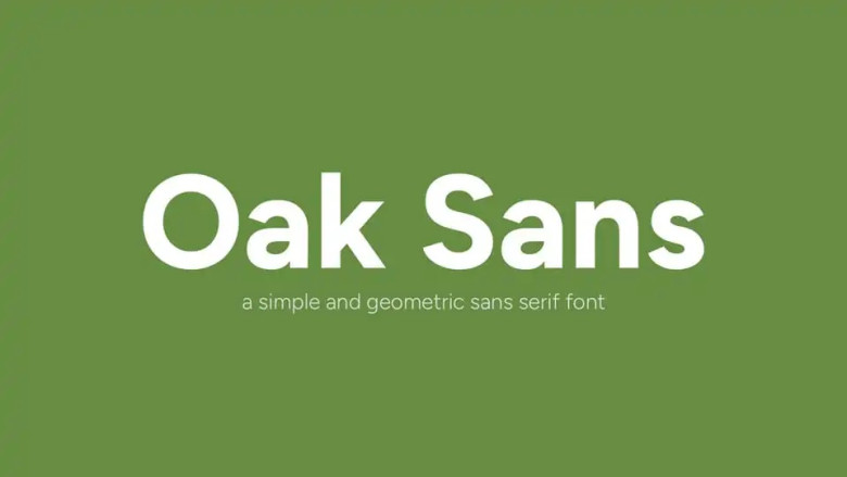 Oak Sans Font
