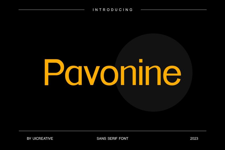 Pavonine Font