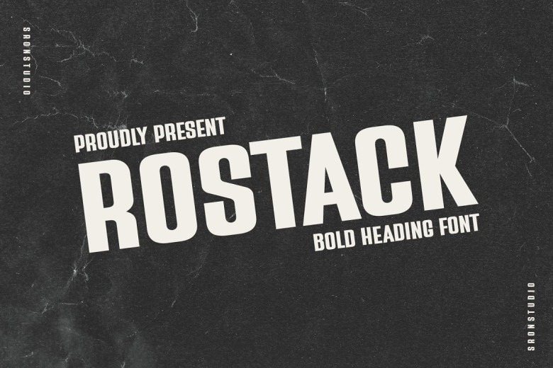 Rostack Font