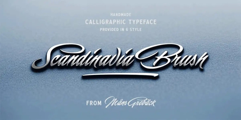 Scandinavia Brush Font