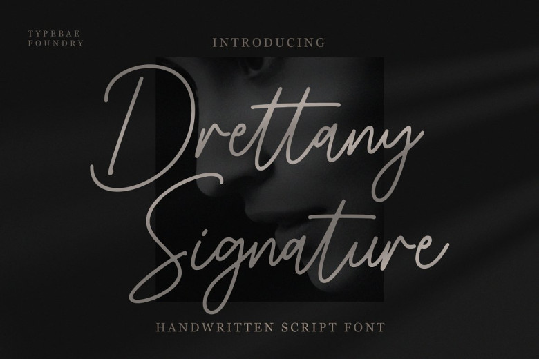 Drettany Signature Font
