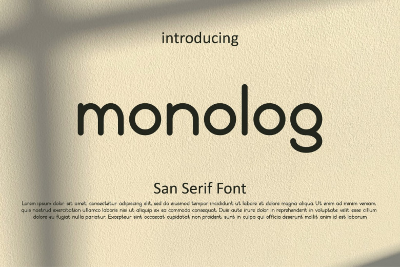 Monolog Font