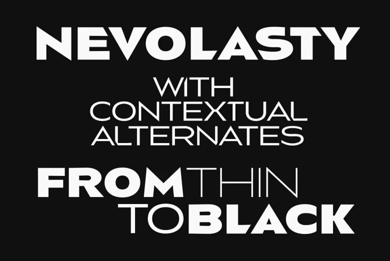 Nevolasty Font