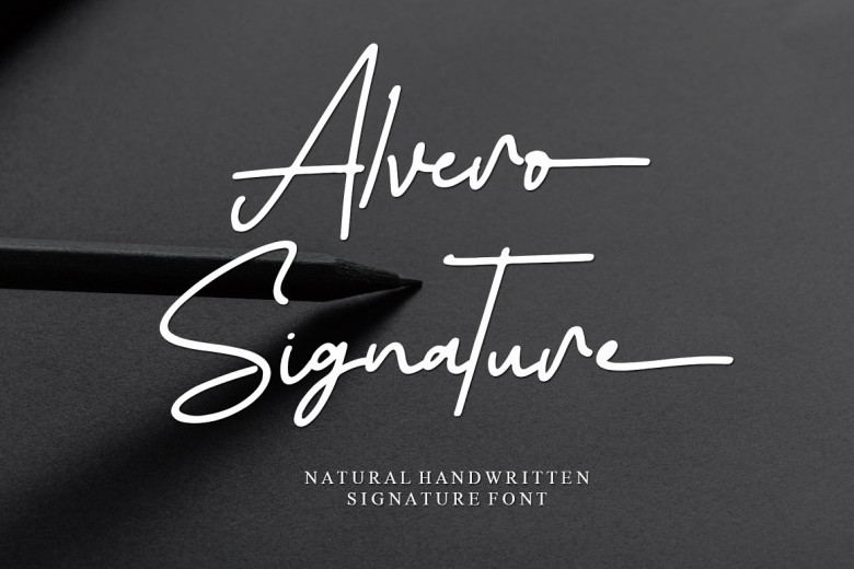 Alvero Signature Font