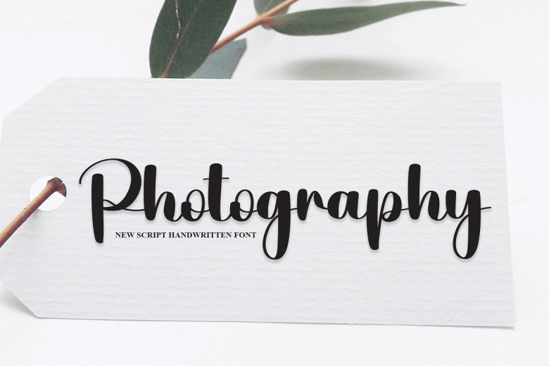 Photography Font