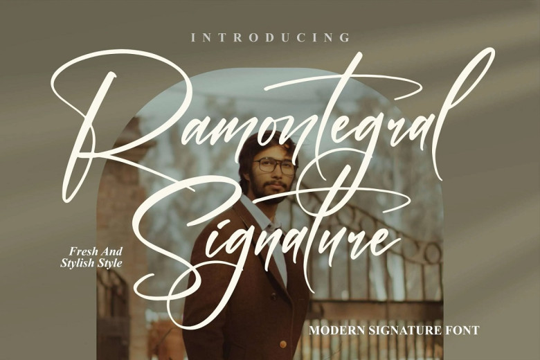 Ramontegral Signature Font