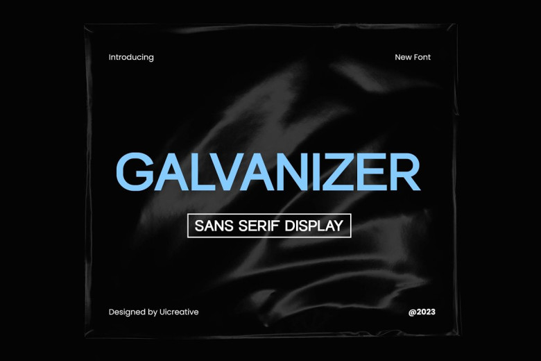 Galvanizer Font