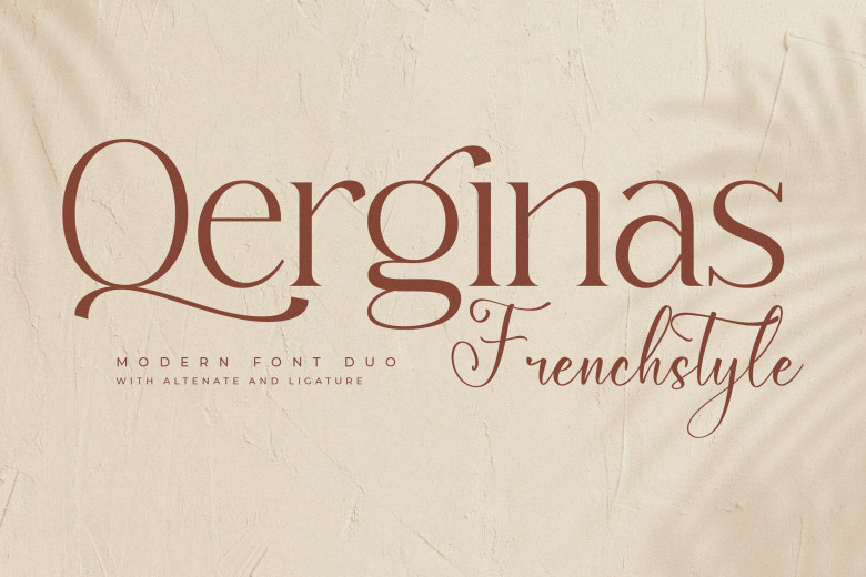 Qerginas Frenchstyle Font
