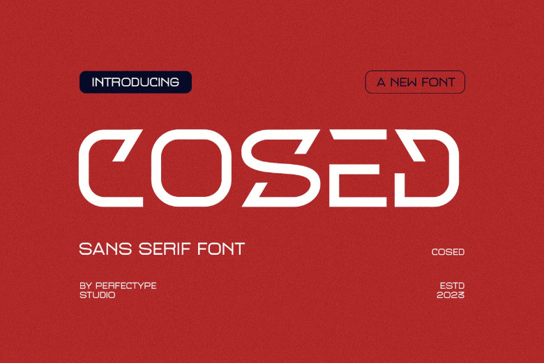 Cosed Font