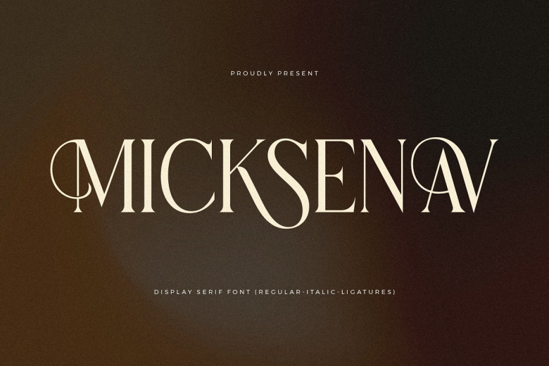 Micksenav Font