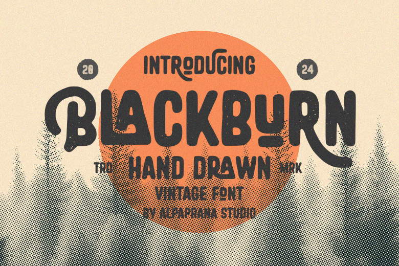 Blackburn Vintage Font