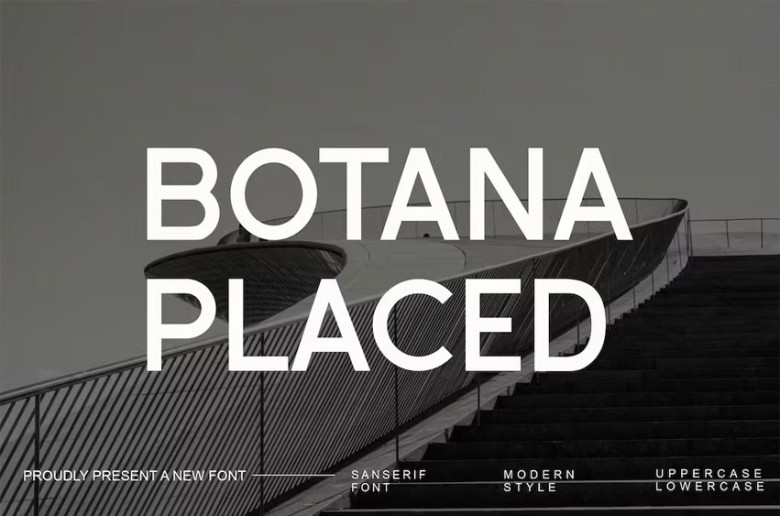 Botana Placed Font