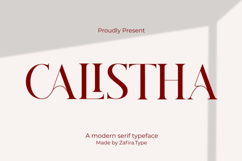 Calistha Serif Font