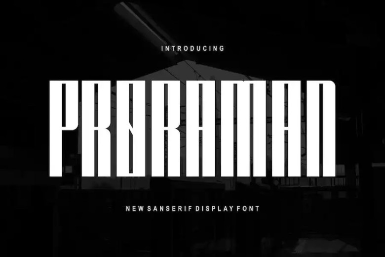 Proraman Font