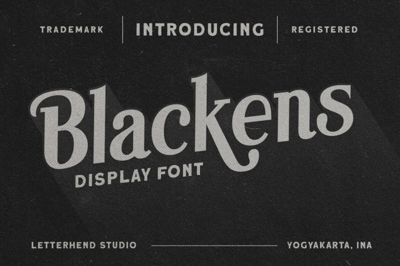Blackens Font