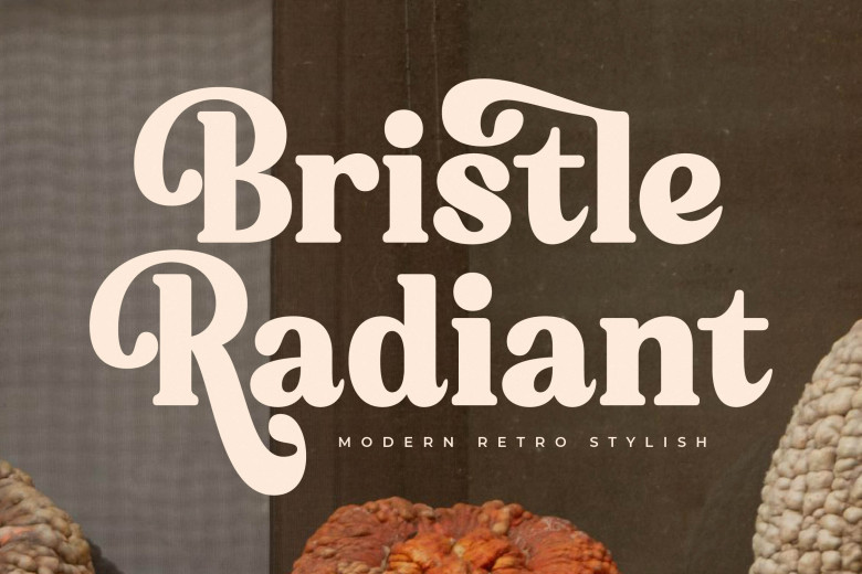 Bristle Radiant Font