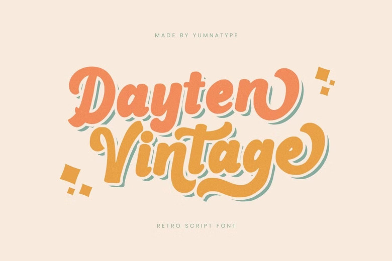 Dayten Vintage Font