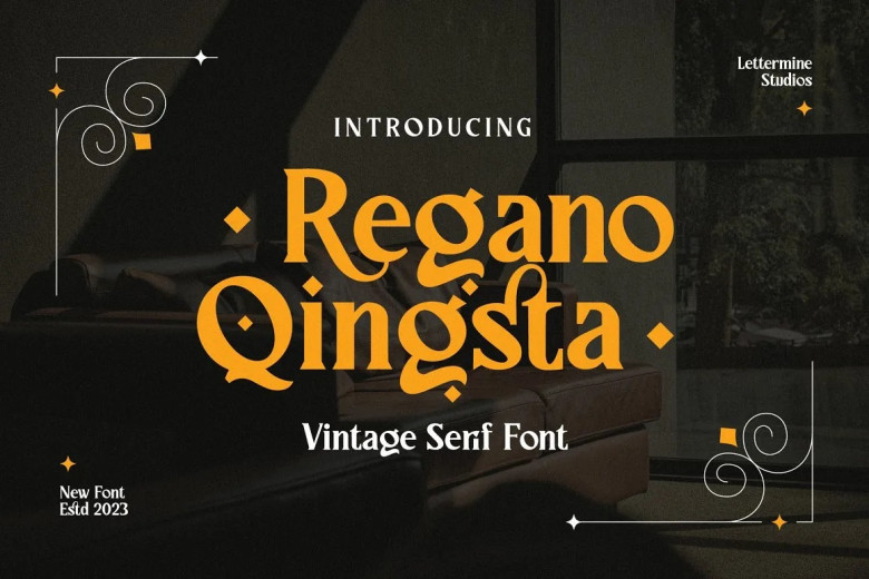 Regano Qingsta Font
