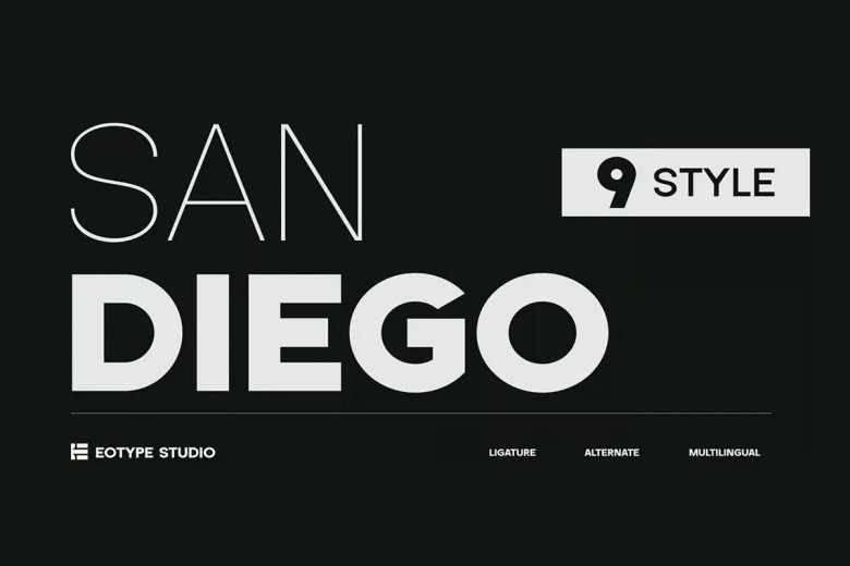 San Diego Font