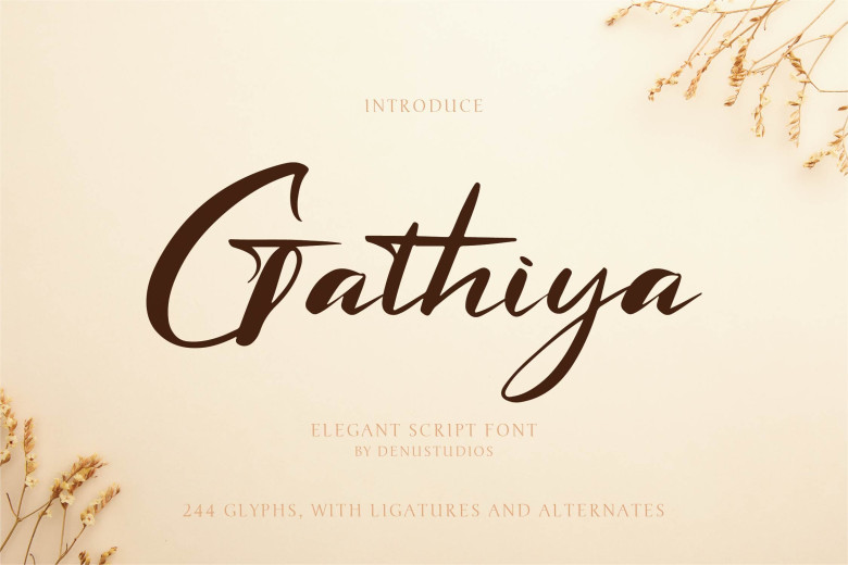 Gathiya Font
