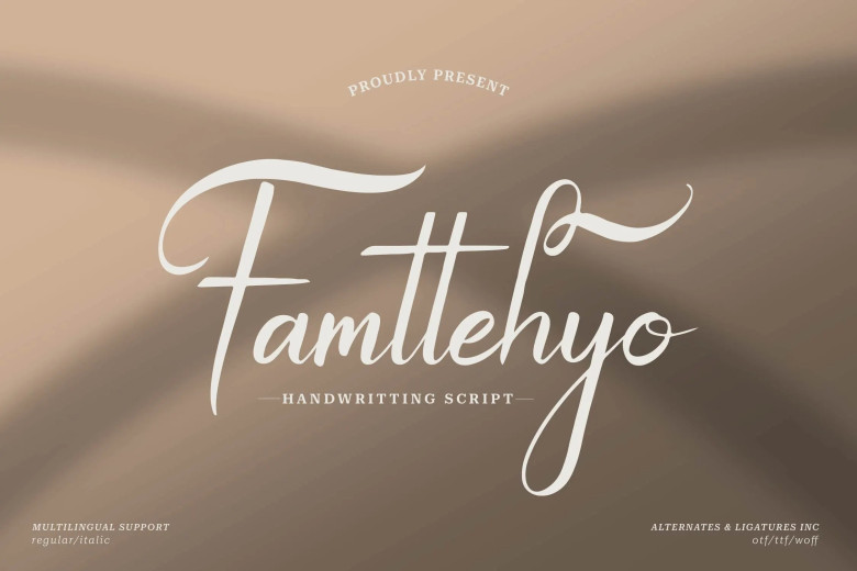 Famtehyo Font